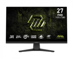 ������� MSI 27" MAG 272F-X24 2xHDMI, DP, Audio, IPS, 240Hz, 0.5ms, sRGB 122%, FreeSync 9S6-3CE51T-011