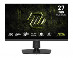 ������� MSI 27" MAG 272PF-X24 2xHDMI, DP, MM, IPS, 1920x1080, 240Hz, 0.5ms, sRGB 122%, AdaptiveSync, Pivot 9S6-3CE59T-020