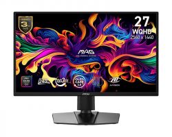 ������� MSI 26.5" MAG 272QP QD-OLED-X24 2xHDMI, DP, USB-C, Audio, QD-OLED, 2560x1440, 240Hz, 0.03ms, DCI-P3 99%, FreeSync, Pivot, HDR400 9S6-3CF89A-001