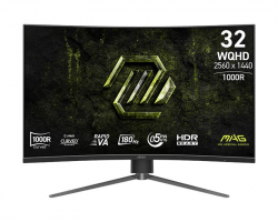 ������� MSI 31.5" MAG 325CQPF-E18 2xHDMI, DP, Audio, VA, 2560x1440, 180Hz, 0.5ms, sRGB 111%, CURVED, AdaptiveSync, HAS 9S6-3DC14H-201