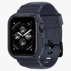 Spigen ����� �� ������� 2�1 ��� Apple Watch 45mm/44mm Rugged Armor Pro, Charcoal Gray ACS00819 - �������� 2