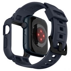 Spigen ����� �� ������� 2�1 ��� Apple Watch 45mm/44mm Rugged Armor Pro, Charcoal Gray ACS00819 - �������� 5