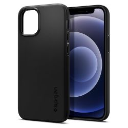 Чехол Spigen для Apple iPhone 12 mini Thin Fit, Black ACS01739 - Картинка 3
