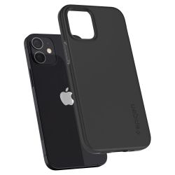 Чехол Spigen для Apple iPhone 12 mini Thin Fit, Black ACS01739 - Картинка 9