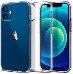 Чехол Spigen для Apple iPhone 12 mini Liquid Crystal, Crystal Clear ACS01740 - Картинка 5