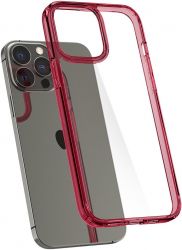  Spigen  Apple Iphone 13 Pro Ultra Hybrid, Red Crystal ACS03263 -  6