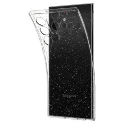 ����� �� ��������� �������� Spigen Samsung Galaxy S22 Ultra Liquid Crystal Glitter, Crystal Qua (ACS03913) - �������� 4