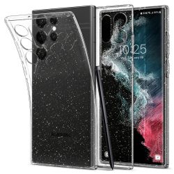 ����� �� ��������� �������� Spigen Samsung Galaxy S22 Ultra Liquid Crystal Glitter, Crystal Qua (ACS03913) - �������� 2