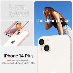  Spigen  Apple iPhone 14 Plus Ultra Hybrid, Rose Crystal ACS04897 -  2