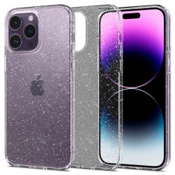 Spigen   Apple iPhone 14 Pro Liquid Crystal Glitter, Rose Quartz ACS04955 -  3