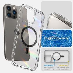 Чохол до мобільного телефона Spigen Apple iPhone 14 Pro Ultra Hybrid MagFit, Carbon Fiber (ACS04971) - Картинка 14