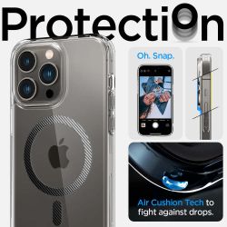 Чохол до мобільного телефона Spigen Apple iPhone 14 Pro Ultra Hybrid MagFit, Carbon Fiber (ACS04971) - Картинка 10