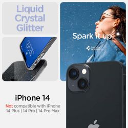 Spigen   Apple iPhone 14 Liquid Crystal Glitter, Crystal Quartz ACS05034 -  2