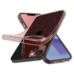  Spigen  Apple iPhone 14 Liquid Crystal Glitter, Rose Quartz ACS05035 -  6