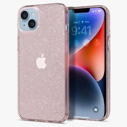  Spigen  Apple iPhone 14 Liquid Crystal Glitter, Rose Quartz ACS05035 -  3