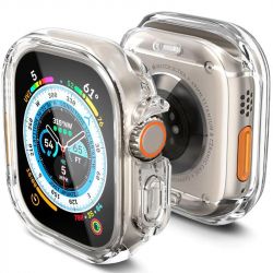 - Spigen  Apple Watch Ultra (49mm) Ultra Hybrid, Crystal Clear ACS05459 -  1