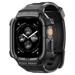 ����� � ������� 2�1 Spigen ��� Apple Watch Ultra 49mm Rugged Armor Pro, Black ACS05460 - �������� 5