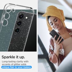  Spigen  Samsung Galaxy S23 Liquid Crystal Glitter, Crystal Quartz ACS05710 -  6
