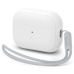  Spigen  Apple AirPods Pro 2 Silicone Fit, White+Strap Gray ACS05811 -  1