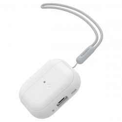  Spigen  Apple AirPods Pro 2 Silicone Fit, White+Strap Gray ACS05811 -  5