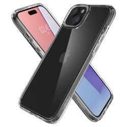  Spigen  Apple iPhone 15 Crystal Hybrid, Crystal Clear ACS06483 -  3