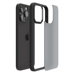 Spigen   Apple iPhone 15 Pro Max, Ultra Hybrid, Frost Black ACS06568 -  5