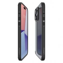 ����� Spigen ��� iPhone 15 Pro Max, Ultra Hybrid, Frost Black ACS06568 - �������� 3