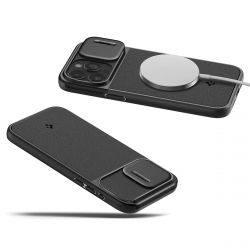 Spigen   Apple iPhone 15 Pro Max Optik Armor MagFit, Black ACS06599 -  11