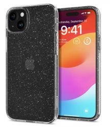 Spigen  iPhone 15 Plus Liquid Crystal Glitter, Crystal Quartz ACS06648