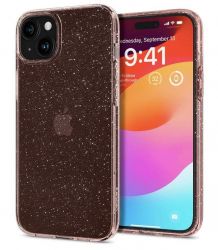  Spigen  Apple iPhone 15 Liquid Crystal Glitter, Rose Quartz ACS06649 -  1