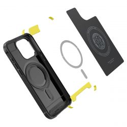 Чехол Spigen для Apple iPhone 15 Pro Rugged Armor MagFit, Matte Black ACS06703 - Картинка 4