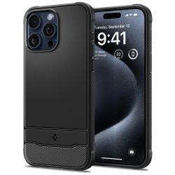 Чехол Spigen для Apple iPhone 15 Pro Rugged Armor MagFit, Matte Black ACS06703 - Картинка 2