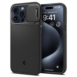 Чехол Spigen для Apple iPhone 15 Pro Optik Armor MagFit, Black ACS06738 - Картинка 2