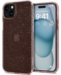  Spigen  Apple iPhone 15 Liquid Crystal Glitter, Rose Quartz ACS06789 -  1