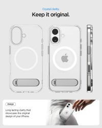 Чохол Spigen для iPhone 17, Ultra Hybrid S MagFit, Clear White ACS09981 - Картинка 6