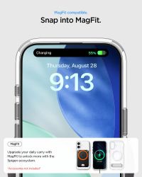 Чохол Spigen для iPhone 17, Ultra Hybrid S MagFit, Clear White ACS09981 - Картинка 3