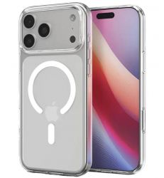 ����� Spigen ��� iPhone 17 Pro Max, Liquid Crystal MagFit, Clear White ACS10394