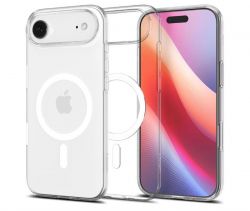  Spigen  iPhone 17 Air, Liquid Crystal MagFit, Clear White ACS10395