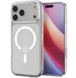 ����� Spigen ��� iPhone 17 Pro, Liquid Crystal MagFit, Clear White ACS10396