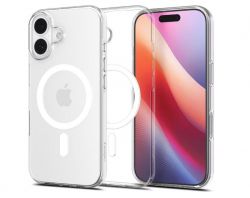  Spigen  iPhone 17, Liquid Crystal MagFit, Clear White ACS10397