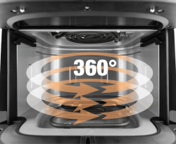 Мультипіч Gorenje 1800Вт, чаша-6.7л, сенсорне управл., 8 авто. програм, пластик+метал, чорний AF1800ST - Картинка 17
