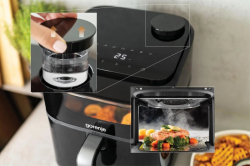 Мультипіч Gorenje 1800Вт, чаша-6.7л, сенсорне управл., 8 авто. програм, пластик+метал, чорний AF1800ST - Картинка 15