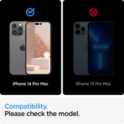 Spigen ������� ���� ��� Apple Iphone 14 Pro Max Glas tR Align Master FC (2 Pack), Black AGL05204 - �������� 2