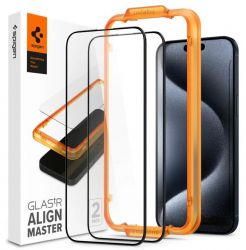    Apple iPhone 15 Pro Glas.tR AlignMaster FC Black (2P) AGL06895 -  1