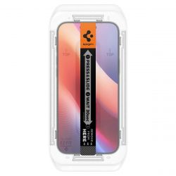 ������ Spigen ��� iPhone 16 Pro, Glas.tR EZ Fit, (2 Pack) AGL07928 - �������� 6