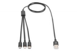 Digitus  3-in-1 Charger Cable AK-300160-010-S -  5