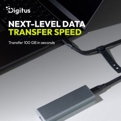 ������ DIGITUS USB-C > USB-C ����������/�������������, USB4 2.0, 80G, 240W, 16K, ����������, 1.5�, ������ AK-300350-015-S - �������� 5