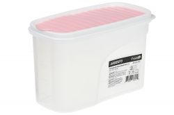 Контейнер для сыпучих Ardesto Fresh 1.2 л,розовый, пластик AR1212PP