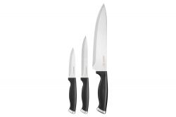 ARDESTO Набір ножів Gemini Gourmet 3 пр., чорний, нержавіюча сталь, пластик AR2103BL