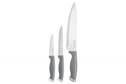 Набір ножів Ardesto Gemini Gourmet 3 ін., сірий, нержавіюча сталь, пластик AR2103GR